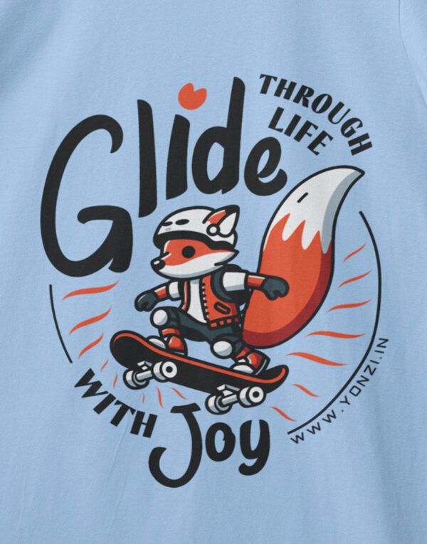 glide through life with joy baby blue big