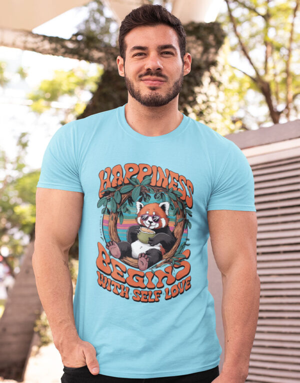 happyness begins with self love classic baby blue