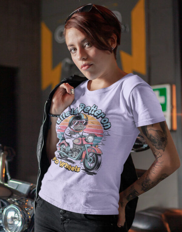 life is better on two wheels classic lavender